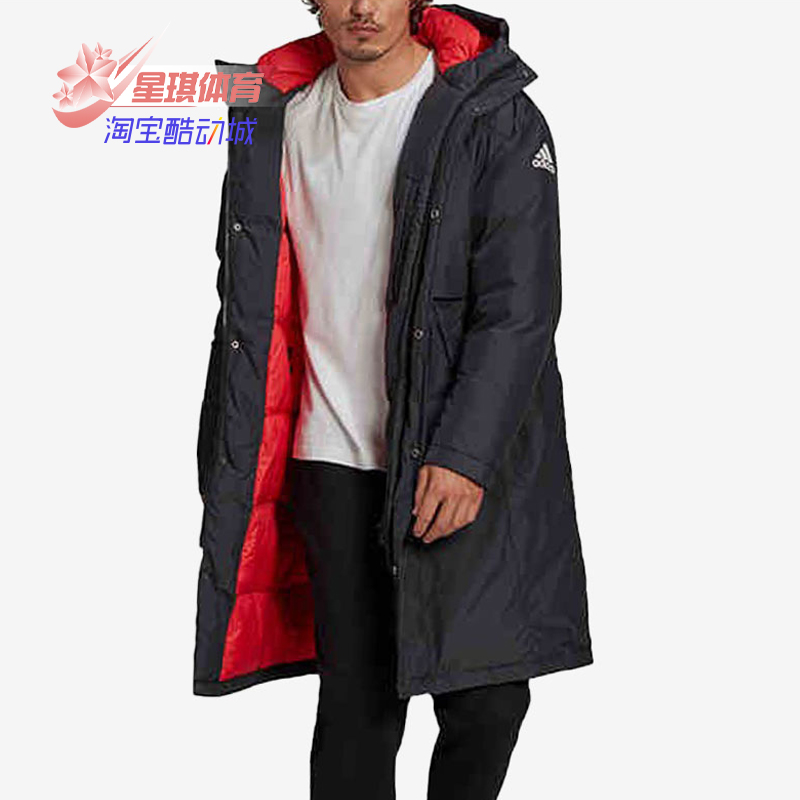 阿迪达斯正品品休羽绒服运运动