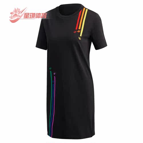 阿迪达斯女子舒适休闲运动连衣裙