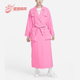 外套DV8231 Nike FIT女子运动翻领夹克长款 STORM 606 耐克正品