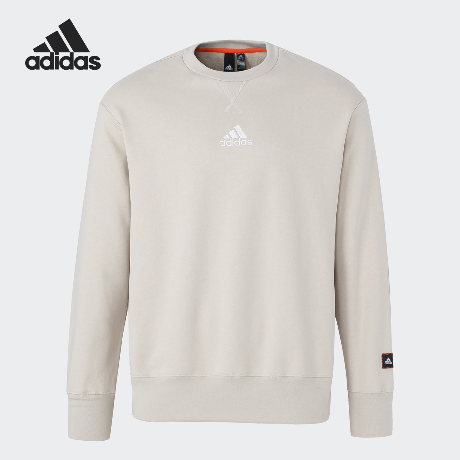 阿迪达斯男女同款运动套头卫衣