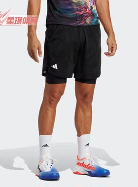 Adidas/阿迪达斯正品新款男子透气休闲运动训练短裤HT7218