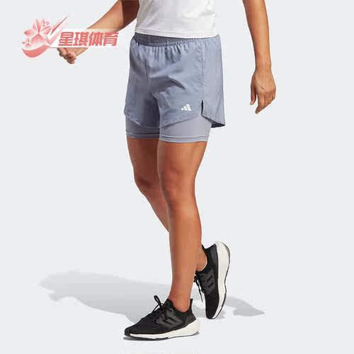 女子运动健身短裤阿迪达斯正品