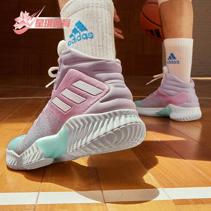 Adidas/阿迪达斯正品PRO BOUNCE 2018男女运动篮球鞋IG4496