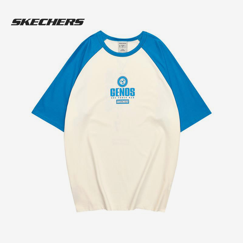 Skechers/斯凯奇正品新款男女一拳超人联名款短袖T恤L121U107