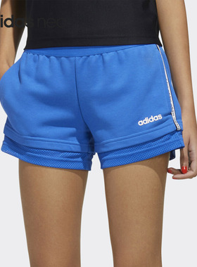 Adidas/阿迪达斯正品 NEO 新款女子时尚休闲运动短裤FL9257