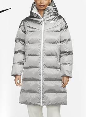 Nike/耐克正品冬季新款女子休闲保暖宽松运动棉服DQ6879-014