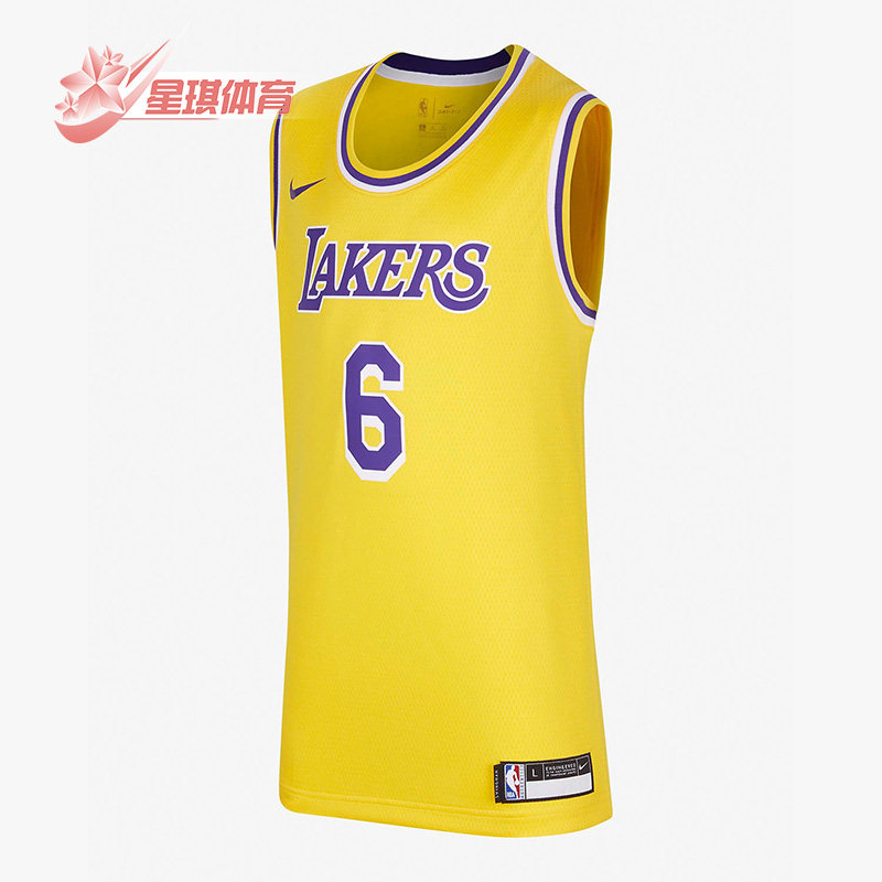 Nike/耐克正品洛杉矶湖人队运动大童球衣篮球训练背心 DR0865-728