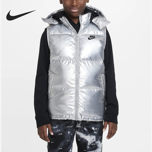 大童保暖休闲连帽羽绒马甲DZ9728 Nike 新款 冬季 048 耐克正品