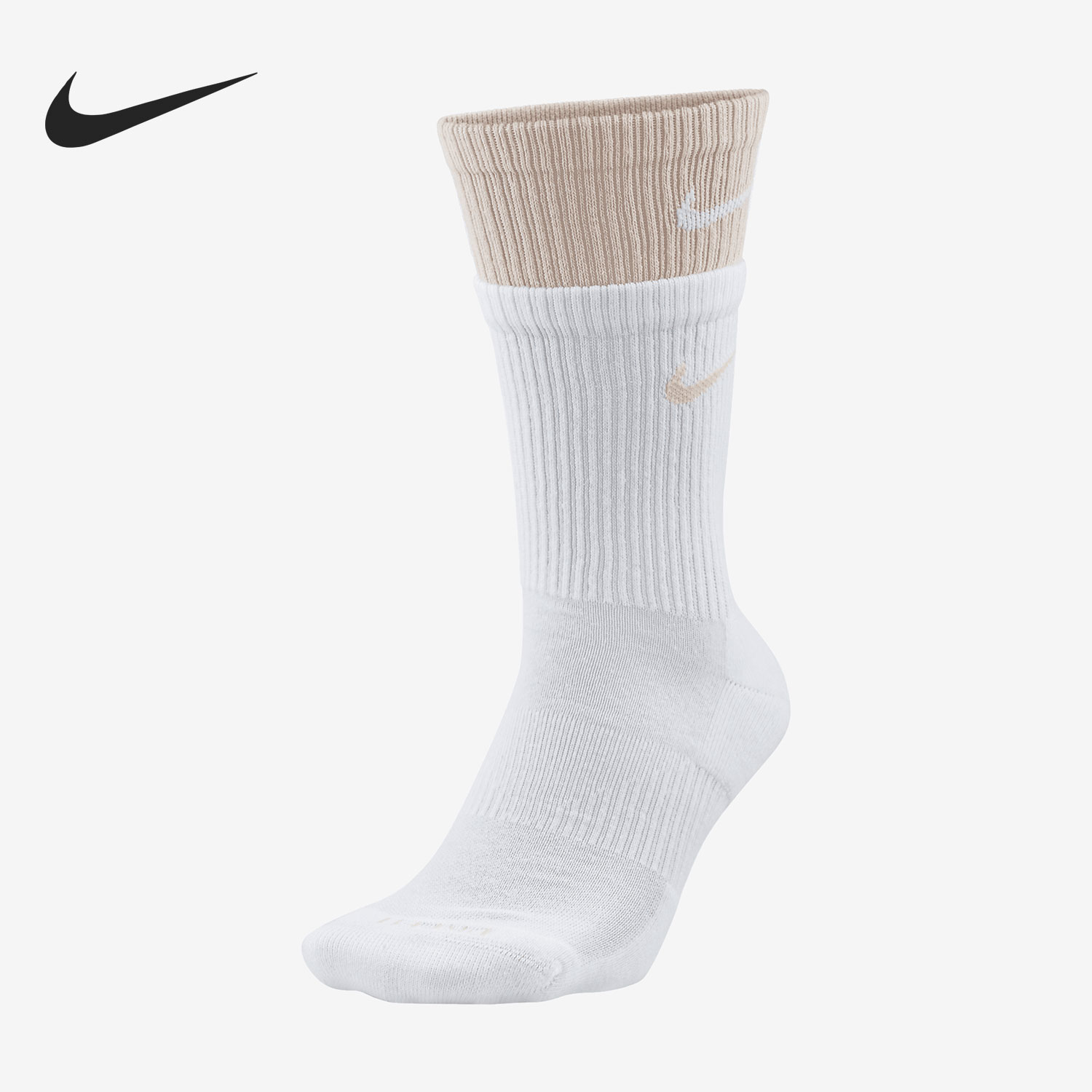 耐克正品拼接男女夏季训练运动袜