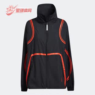 新款 春季 smc女子运动高领夹克外套HD9120 阿迪达斯正品 Adidas