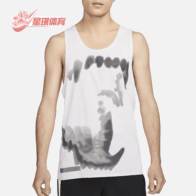 耐克正品男子透气运动无袖T恤