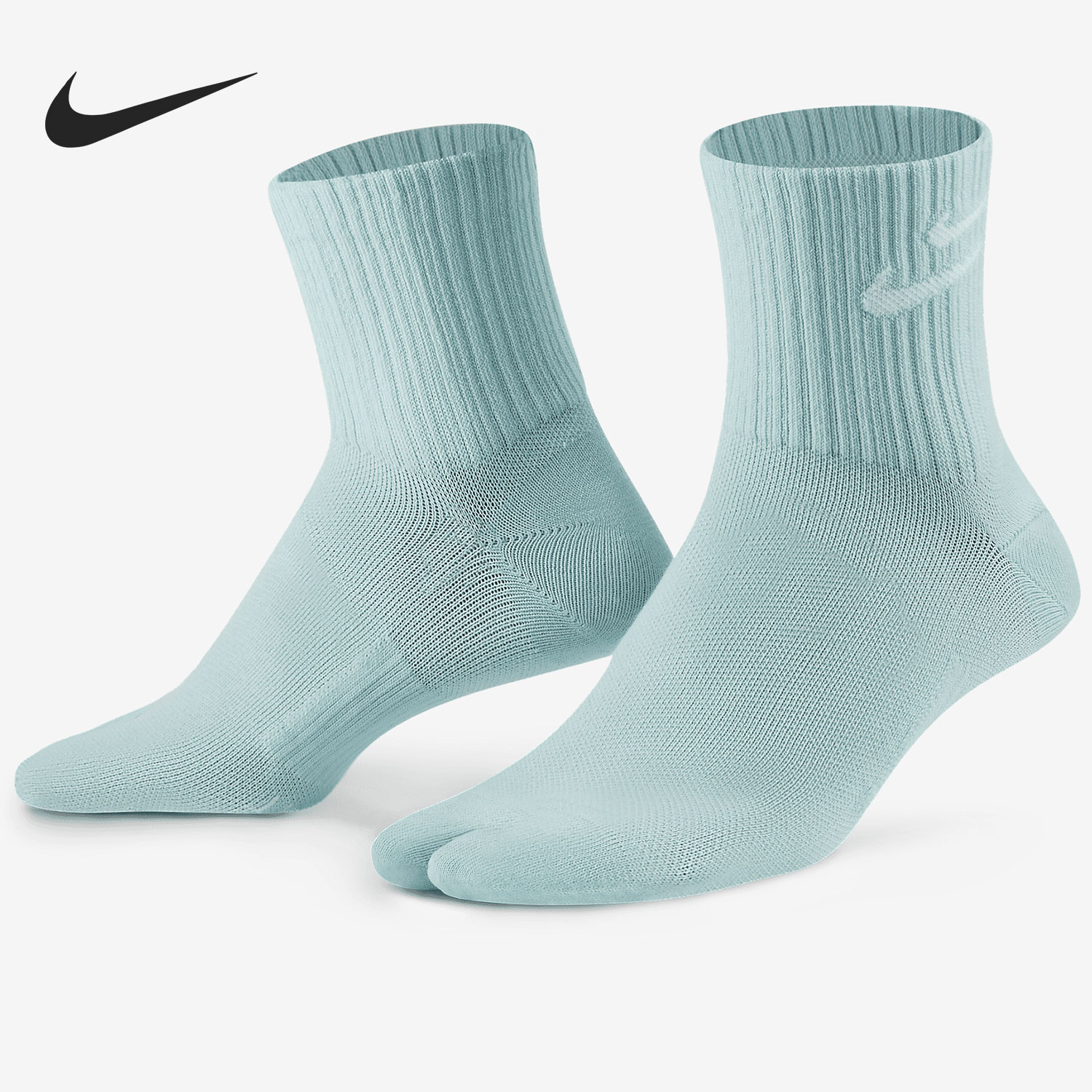耐克年中筒男女分指成人双装袜