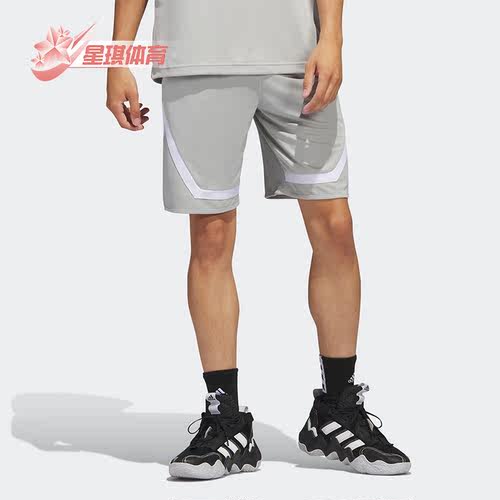 男子篮球运动短裤阿迪达斯正品