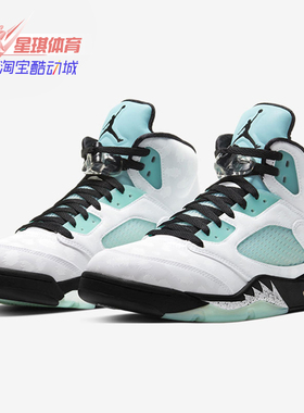 Nike/耐克正品AIR JORDAN 5 男子AJ5雪豹反光篮球鞋 CN2932-100