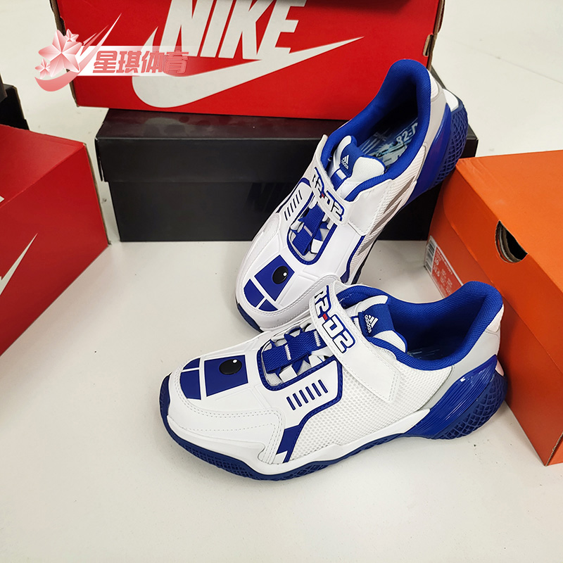 阿迪达斯大童跑舒适运动步鞋