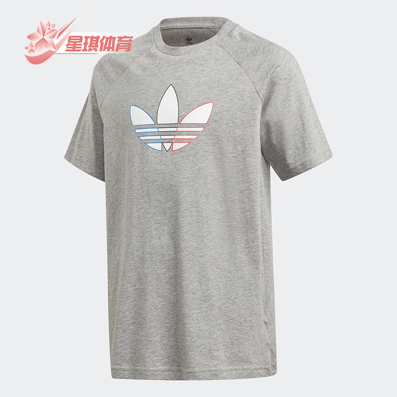 Adidas/阿迪达斯三叶草大童短袖