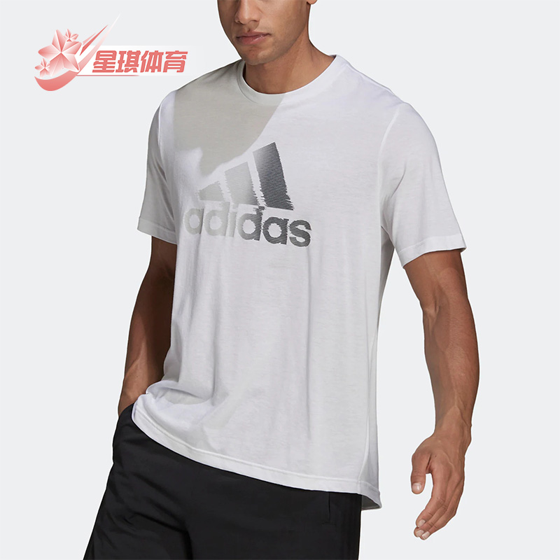 Adidas/阿迪达斯男士圆领短袖
