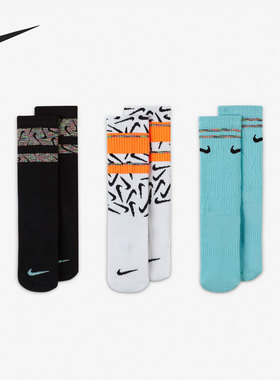 Nike/耐克正品休闲男女时尚潮流运动袜子三双装 DA2405-902