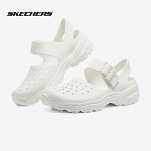 女子超輕透氣舒適洞洞鞋 Skechers 斯凱奇正品 夏季 111247 沙灘涼鞋