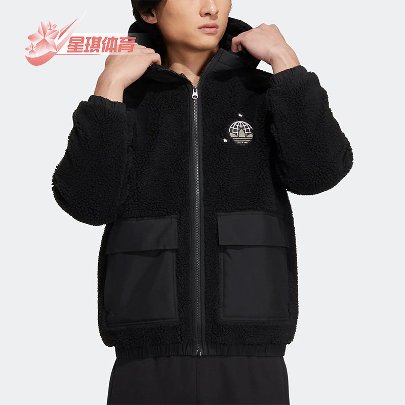 阿迪达斯女子连帽夹克外套