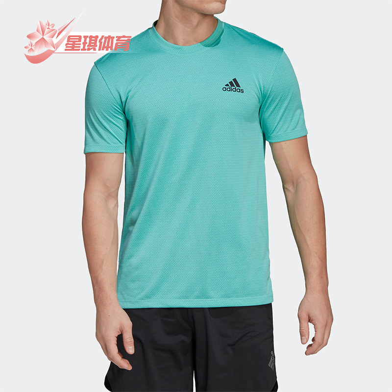 阿迪达斯正品男子运动短袖