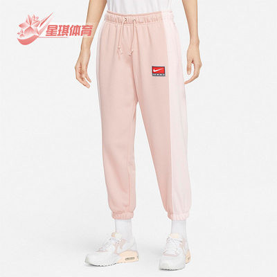 Nike/耐克正品秋冬女子运动休闲跑步健身拼接长裤 DQ6604-601
