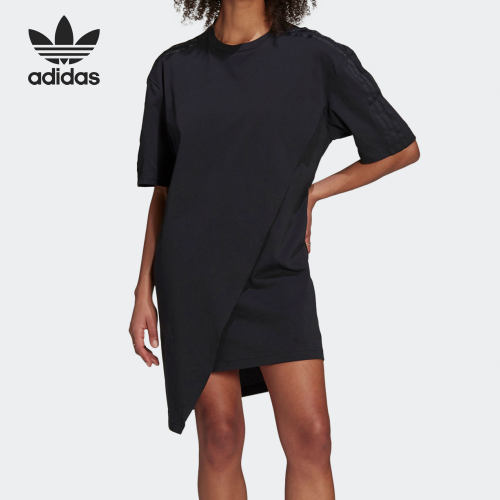 Adidas/阿迪达斯正品 三叶草夏季女子时尚休闲运动连衣裙GN3165