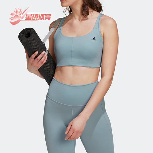 阿迪达斯正品女子跑步美背内衣