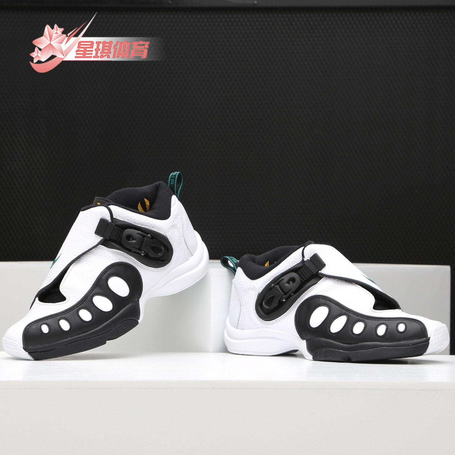 Nike/耐克正品新款ZOOM GP黑白手套加里佩顿男子篮球鞋AR4342