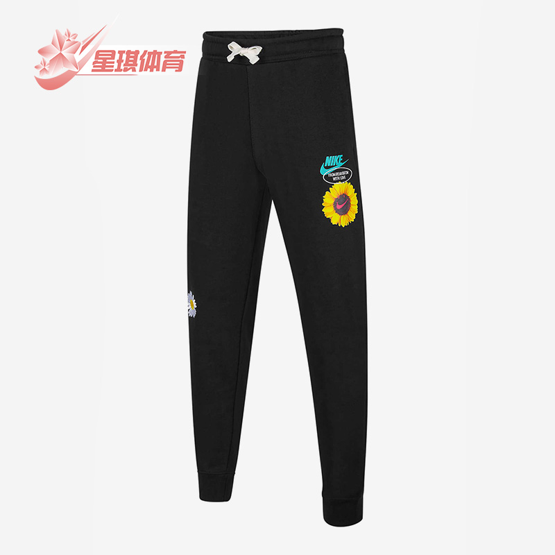 耐克大童运动休闲系带运动长裤