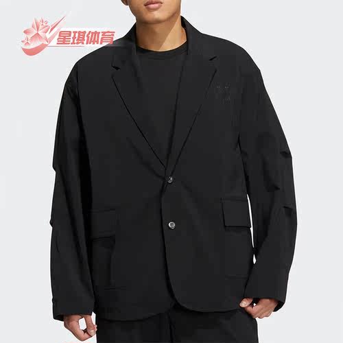 阿迪达斯春季三叶草男子运动外套