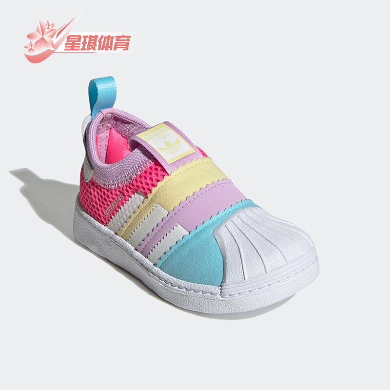 阿迪达斯正品小童休闲鞋