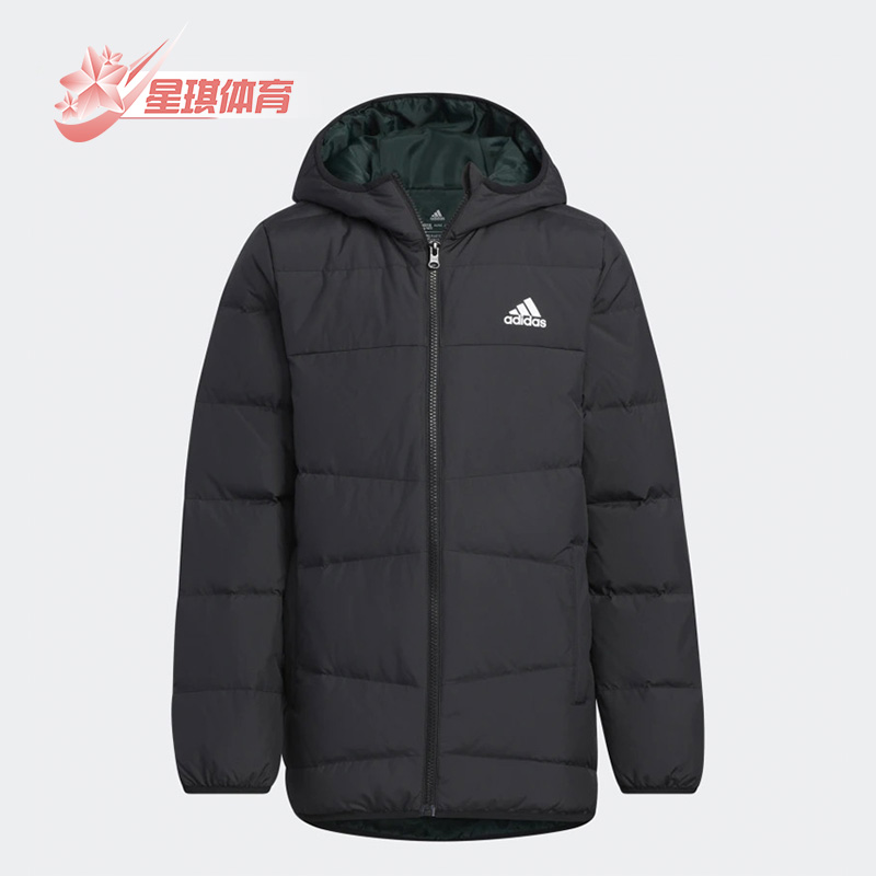 阿迪达斯大童运动羽绒服外套