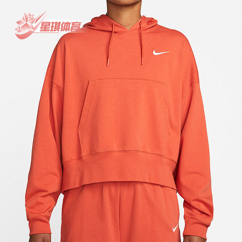 耐克秋女运动休闲透气连帽卫衣