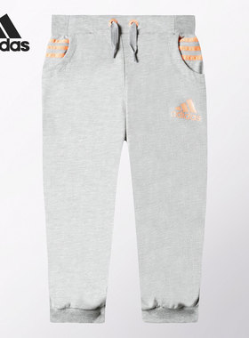 Adidas/阿迪达斯正品夏季新款小童休闲运动七分裤 S21674
