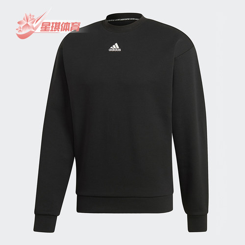 adidas正品crew运动型格休闲卫衣