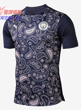 PUMA/彪马正品新款夏季男子足球训练球迷版运动T恤 758030-09