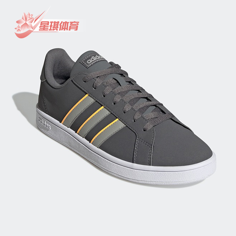休闲板鞋男子Adidas低帮