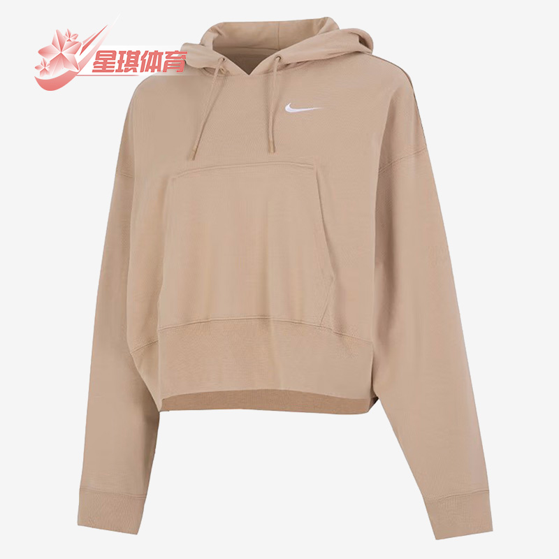 耐克秋女运动休闲透气连帽卫衣