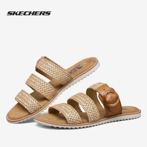 Skechers/斯凯奇正品夏季新款轻便休闲舒适女子凉拖鞋113661