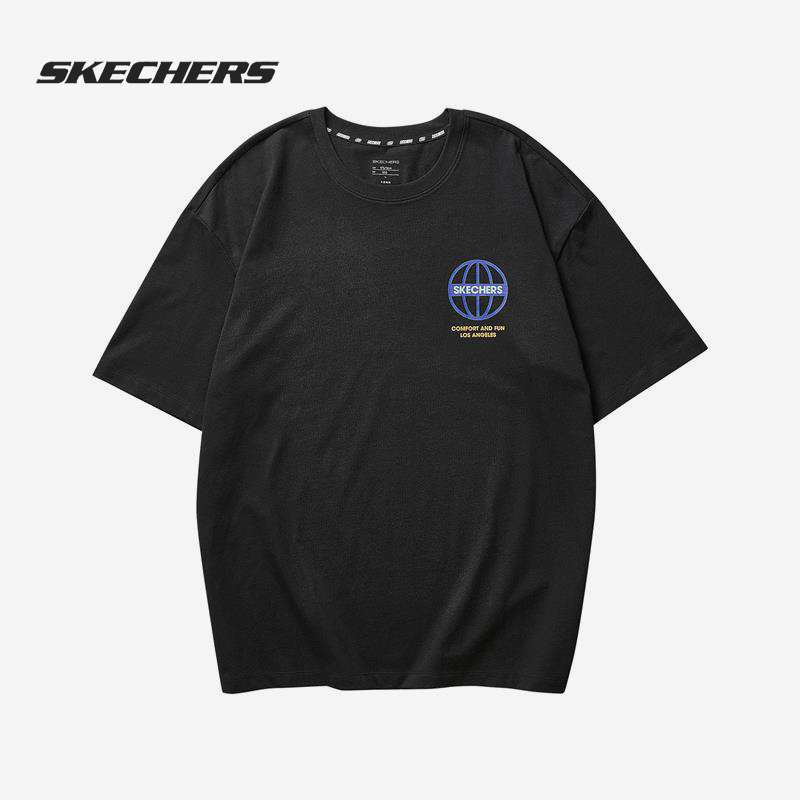 斯凯奇男子运动休闲短袖