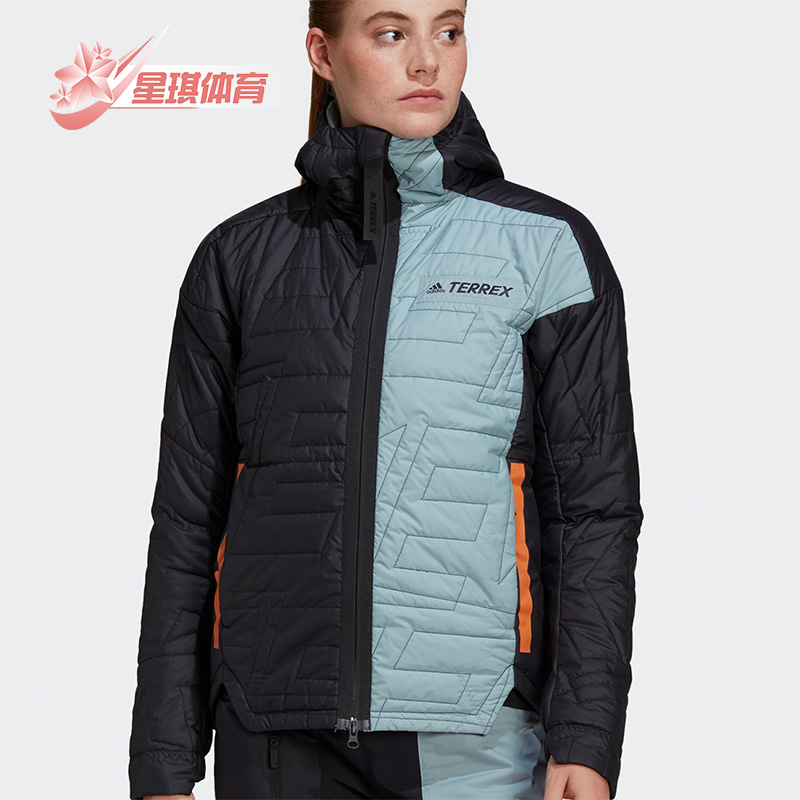 阿迪达斯休闲运动保暖棉服