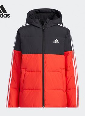 Adidas/阿迪达斯正品新款COLORBLOCK儿童运动保暖羽绒服HY0560
