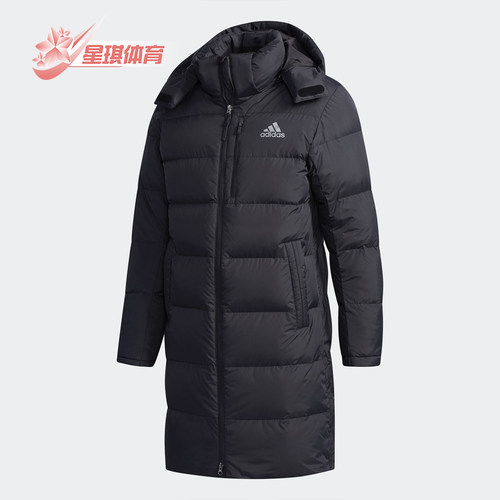 阿迪达斯男子连帽户外羽绒服