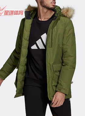 Adidas/阿迪达斯正品休闲男子UTILITA户外防风保暖棉衣GT1700