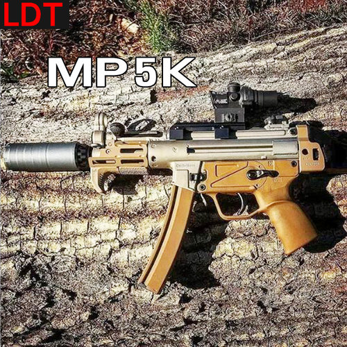 LDT激趣MP5K玩具枪电动声光模型儿童真人吃鸡游戏不可发射软弹枪