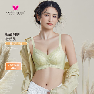 彩婷內衣女夏薄款 無鋼圈饅頭杯女小胸聚攏不空杯A杯6319 新款