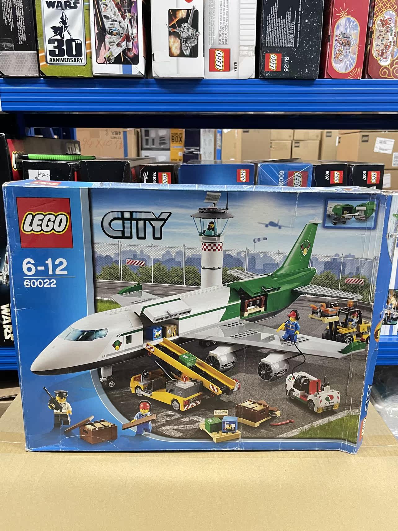 乐高lego 儿童益智玩具 60022 城市系列 货运码头 绝版收藏