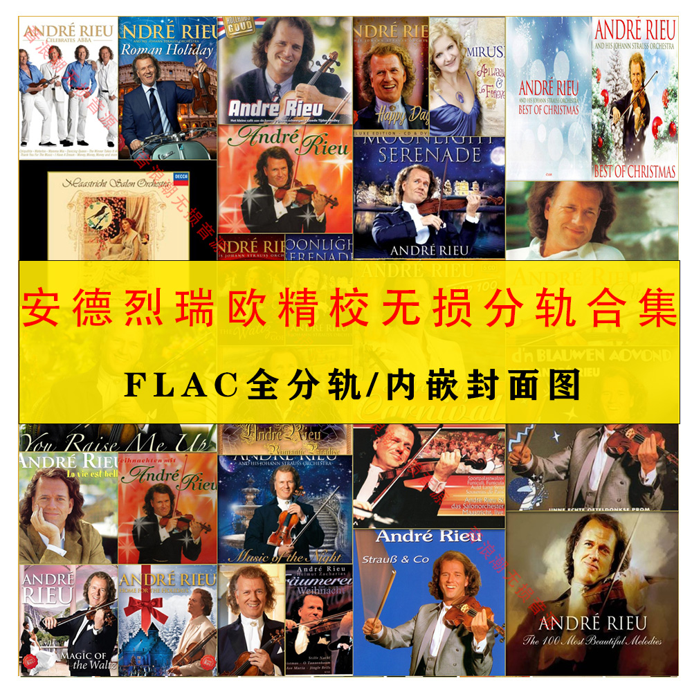 安德烈瑞欧 André Rieu 荷兰小提琴家精校合集22辑32张分轨FLAC
