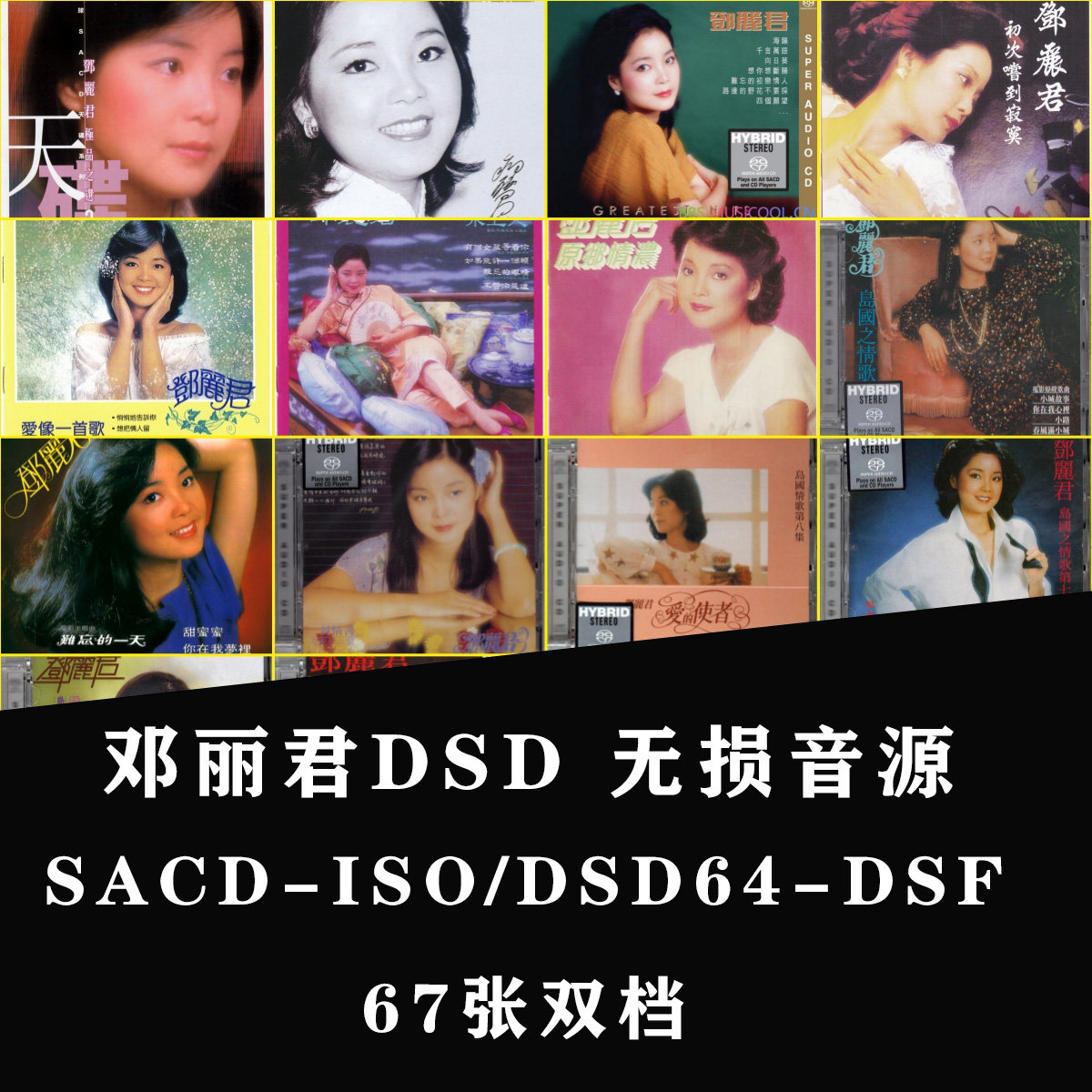 邓丽君 Teresa Teng SACD合集 DSD-DSF分轨 精校 67张SACD合集ISO
